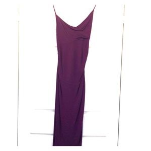 DVF purple dress